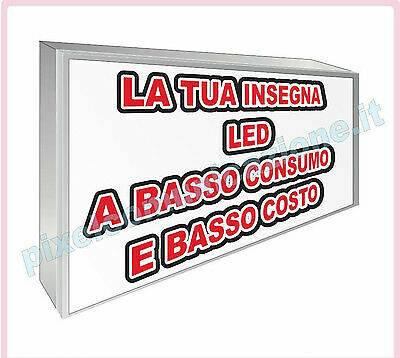 Insegna led luminosa - insegna,