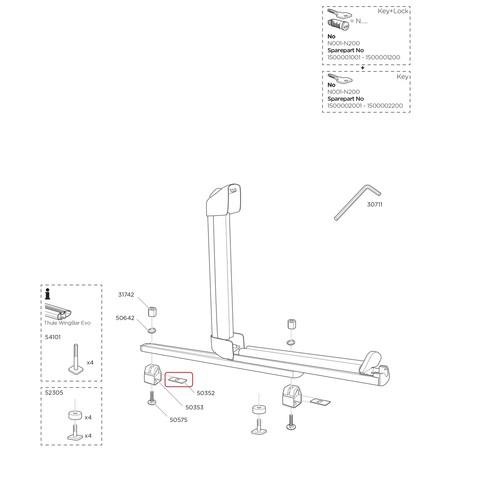 Disco thule per xtender 50352 - thule,