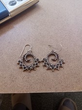 orecchini argento 925 Zaffiri 