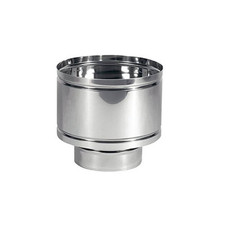 Antivento a botte acciaio inox