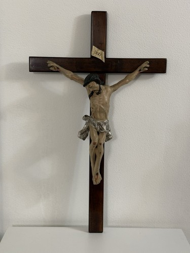 Antico crocifisso legno - antico,