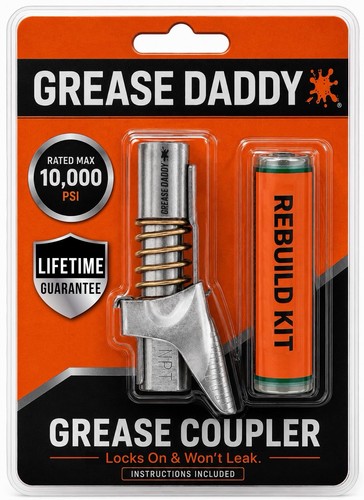 Lock grease gun - lock, on
