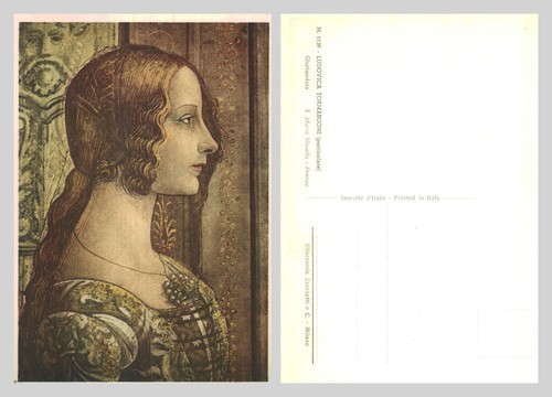 Vintage postcard ludovica - vintage,