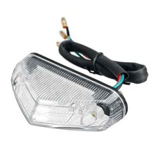 Universale Moto Rosso led Moto Faro Fanale Luce Stop Posteriore  12v husqvarna