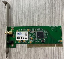 Scheda di rete PCI WiFi Zyxel G-302 v3 senza antenna chipset Realtek RTL8185L