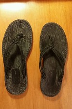 Scarpe infradito ALBERTO GUARDIANI uomo, cuoio nero, 43