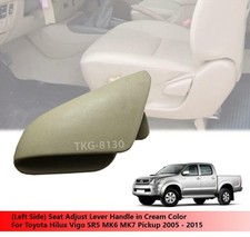 (LH) Uso Maniglia Regolazione Sedile Crema per Toyota Hilux Vigo MK6 MK7...