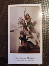 San Giorgio Martire, Holy Card, Parrocchia di Scapoli, Isernia