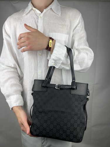 Borsa gucci tela - tela, nera