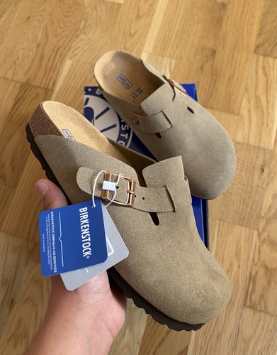 Birkenstock boston taupe - taupe, 38