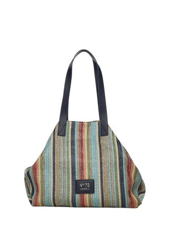 Borsa donna v73 - v73, blu/multicolor