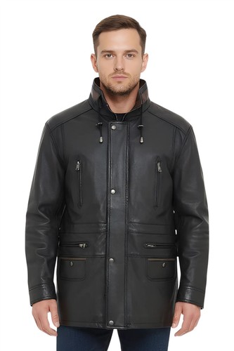Giacca parchi pelle - in,