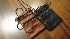 Genuine leather bag, 2 genuine