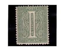 REGNO 1863 1 CENT TIRATURA