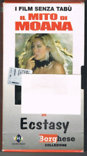 MOANA POZZI in ecstasy VHS VHR il mito di moana I FILM SENZA TABU' v.m.18
