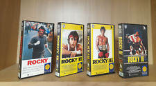 ROCKY 1 2 3 4 _ VHS Warner Bros _ EDIZIONE ITALIANA