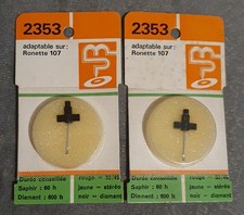 Lot de 2 Saphirs pour RONETTE