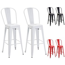 HOMCOM Set 2 Sgabelli da Bar