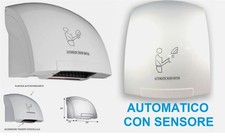 ASCIUGAMANI AUTOMATICO ELETTRICO AD ARIA CALDA FOTOCELLULA PARETE MURO PER HOTEL