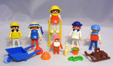 PLYMOBIL 5 bambini 1 trampoli