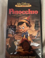 videocassetta walt disney PINOCCHIO