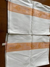 GRUPPO 2 STROFINACCI PURO COTONE 100% CON  TELA AIDA PER RICAMO PUNTO CROCE