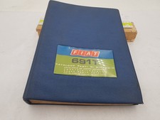 Manuale officina Fiat 691 T autocarro camion catalogo ricambi edizione del 1973.