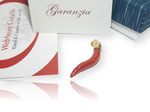 Ciondolo charm corallo in - ciondolo,