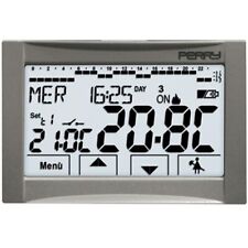 Perry 1CR CDS27 Cronotermostato settimanale incasso 230V Moon TouchScreen Silver