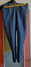 Pantaloni Cavallo Equitazione Velluto Coste Grigio Donna T42 Vintage EKITAS