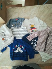 STOCK SET NEONATO 6 MESI- T-SHIRT,CAMICIA BODY, FELPA DISNEY, MAGLIONE,MAGLIETTE