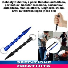 2Pz Kubotan Autodifesa,Portachiavi Booster Pressione, Portachiavi Lunghi 14 Cm