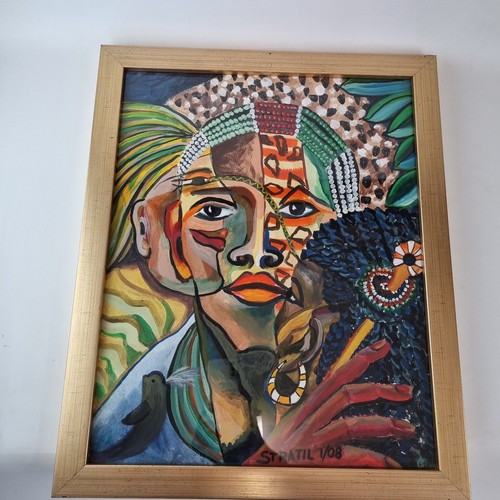 Ritratto astratto donne - astratto,