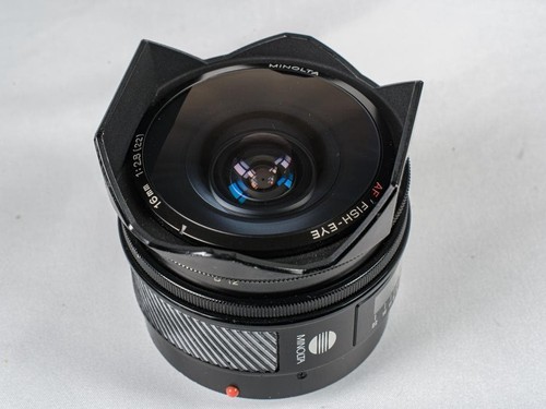 Minolta 16mm fish eye - 16mm, fish-eye