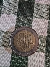 moneta da 2 euro Beatrix  koningin der nederlanden 2000