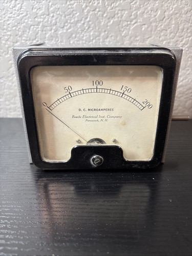 Beede microammetro 0 - microammetro, 0-200