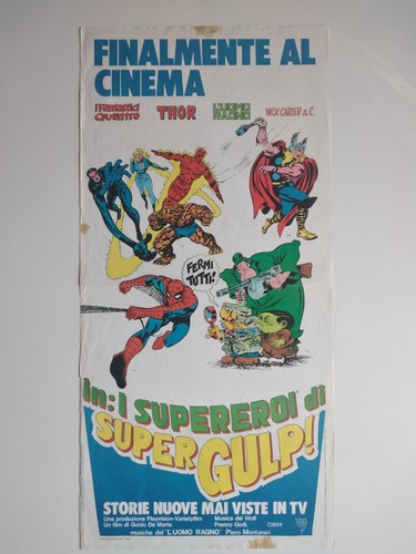 Manifesto locandina supergulp - locandina,