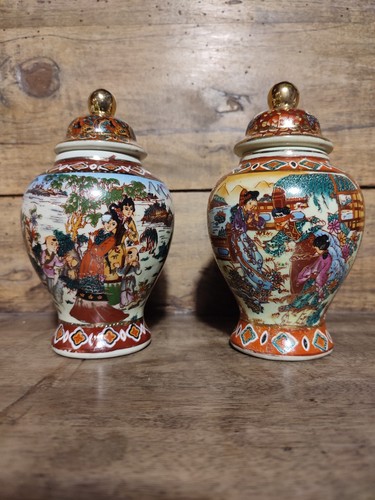 Coppia vasi royal satsuma - coppia,