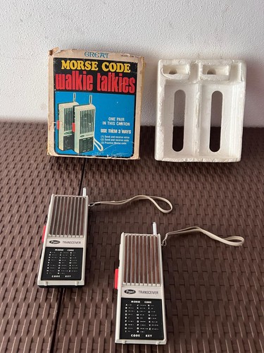 Vintage walkie talkie morse - vintage,