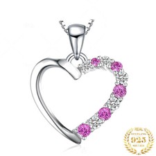 Collana donna cuore argento