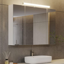 Armadietto Specchio Bagno Con