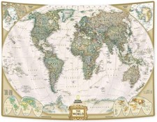 Mappa del Mondo Wall Art