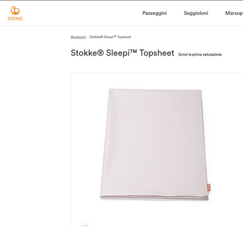 Stokke flat sheet - stokke, sleepi