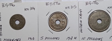 EGITTO 3 MONETE DA  2 - 5 E 10