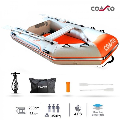 Coasto gommone con fondo - coasto,