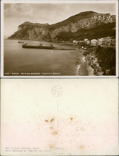 Cartolina capri marina - cartolina,