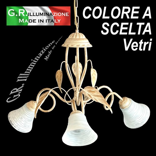 Lampadario ferro battuto - in,