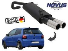 Scarico Sportivo Marmitta Omologata 2x76 POLO 9N 9N3 2001-2008 1.2i 1.4i 1.4 TDI