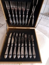 Set posate argento 800