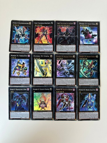 Set carte numero - 12, yu-gi-oh